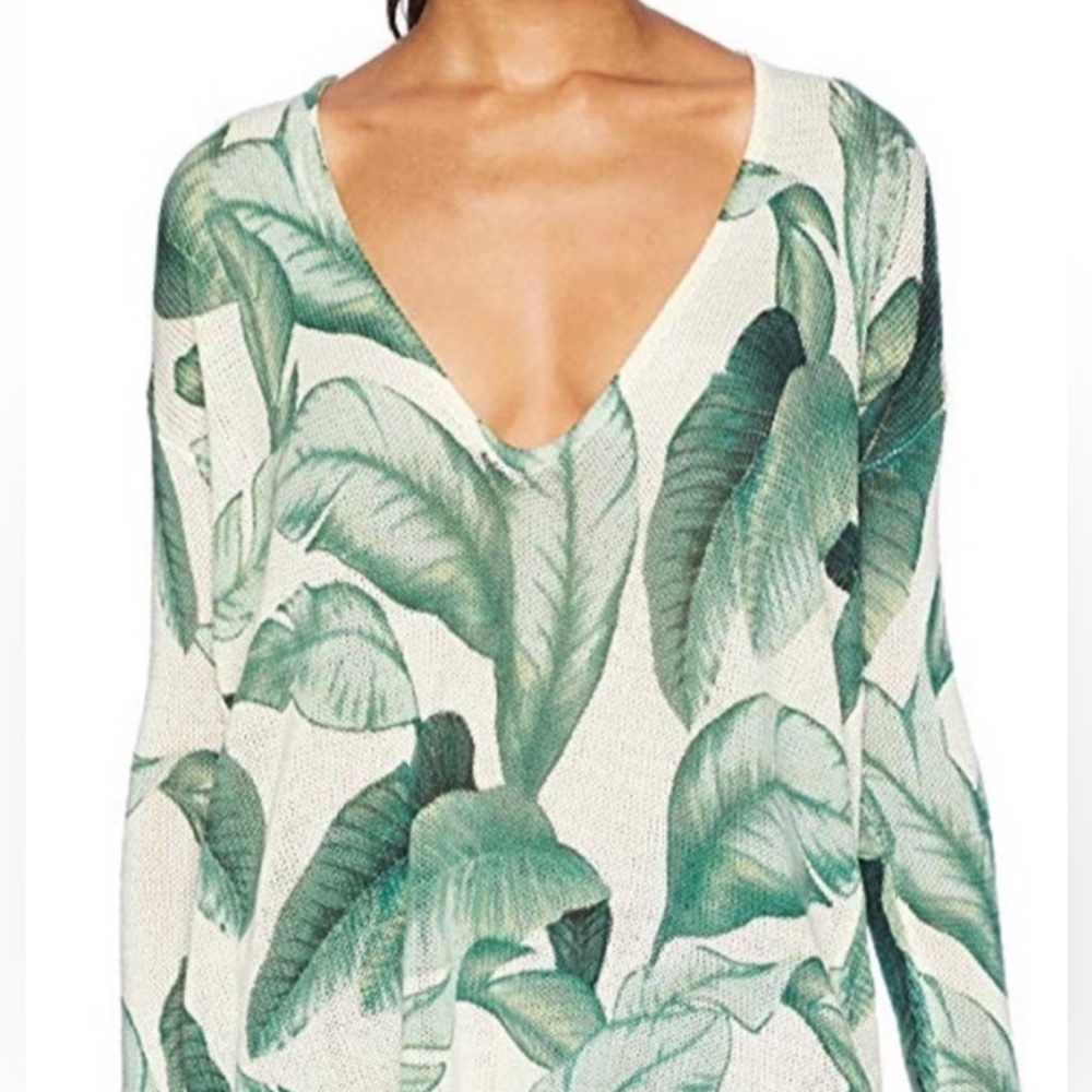 🌻 Show Me Your Mumu Ryan Rene Reversible Sweater Palmtini Knit Women's size XS - Picture 3 of 10